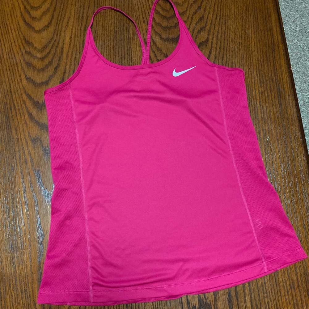 Dri fit hot pink tank